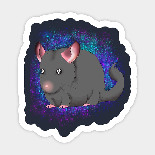 Chinchilla! Sticker by instinctiveArt